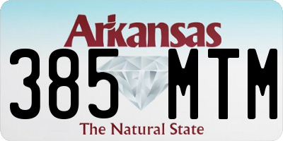 AR license plate 385MTM
