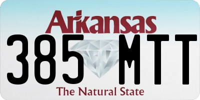 AR license plate 385MTT