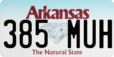 AR license plate 385MUH