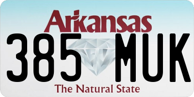 AR license plate 385MUK