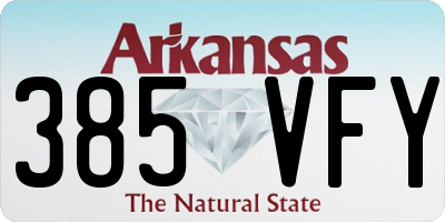 AR license plate 385VFY