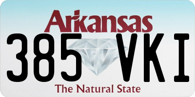 AR license plate 385VKI