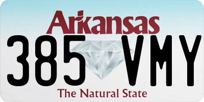 AR license plate 385VMY