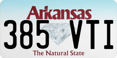 AR license plate 385VTI