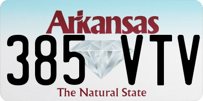 AR license plate 385VTV