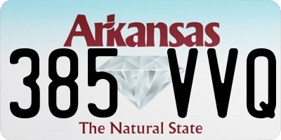 AR license plate 385VVQ