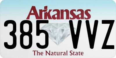 AR license plate 385VVZ