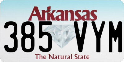 AR license plate 385VYM