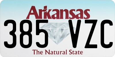 AR license plate 385VZC