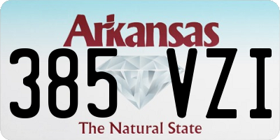 AR license plate 385VZI
