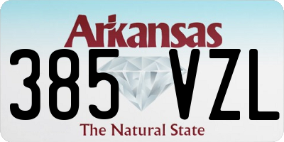 AR license plate 385VZL