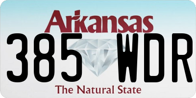AR license plate 385WDR