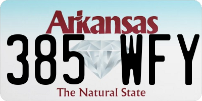 AR license plate 385WFY