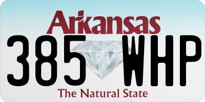 AR license plate 385WHP