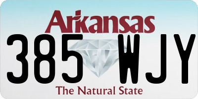 AR license plate 385WJY
