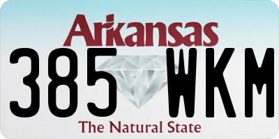 AR license plate 385WKM
