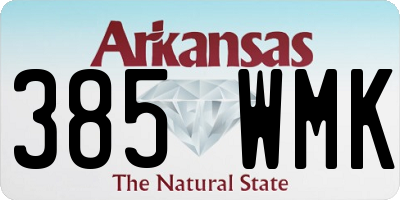 AR license plate 385WMK