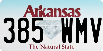 AR license plate 385WMV