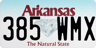 AR license plate 385WMX