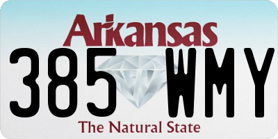 AR license plate 385WMY