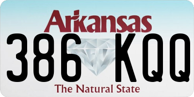 AR license plate 386KQQ