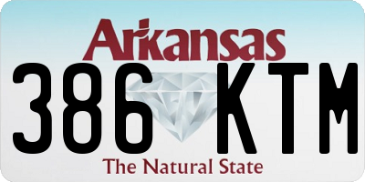 AR license plate 386KTM
