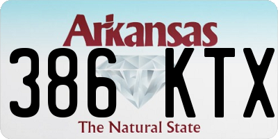 AR license plate 386KTX