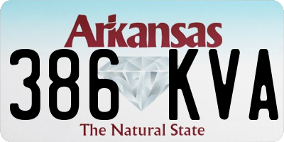 AR license plate 386KVA