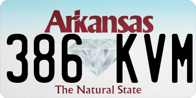 AR license plate 386KVM