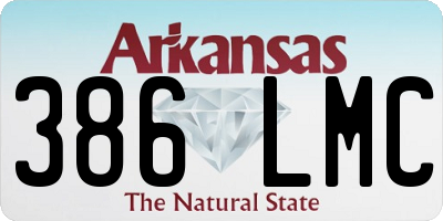AR license plate 386LMC