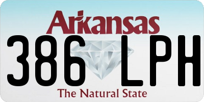 AR license plate 386LPH