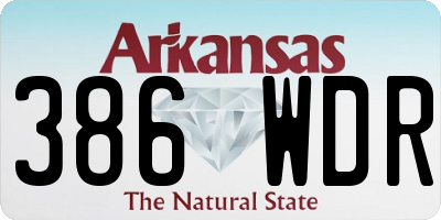 AR license plate 386WDR