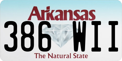 AR license plate 386WII