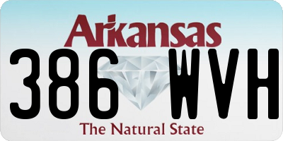 AR license plate 386WVH