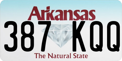 AR license plate 387KQQ