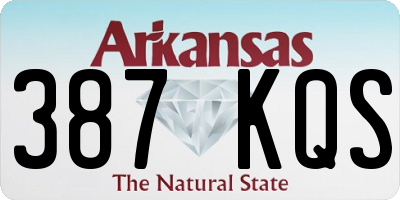 AR license plate 387KQS