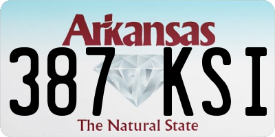 AR license plate 387KSI