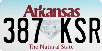 AR license plate 387KSR