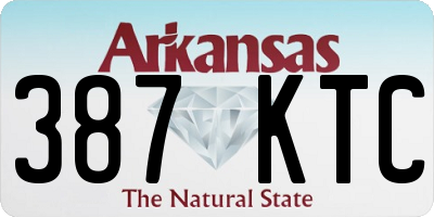 AR license plate 387KTC