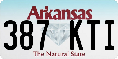 AR license plate 387KTI