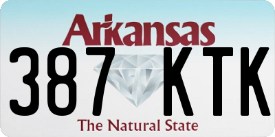 AR license plate 387KTK