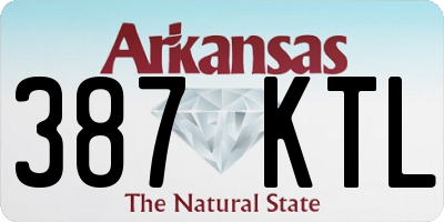 AR license plate 387KTL