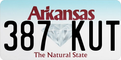 AR license plate 387KUT