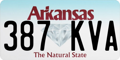 AR license plate 387KVA