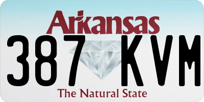AR license plate 387KVM