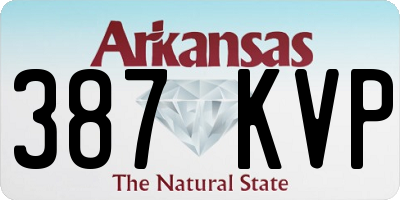 AR license plate 387KVP