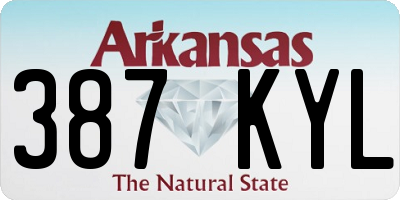 AR license plate 387KYL
