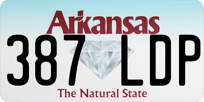 AR license plate 387LDP
