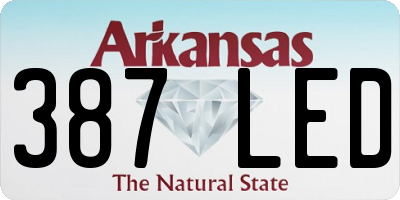 AR license plate 387LED