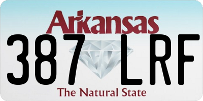 AR license plate 387LRF